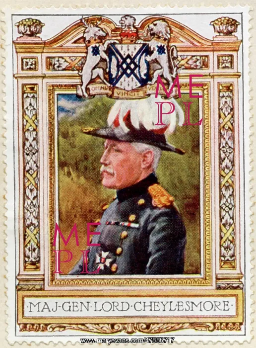 : Major General Lord Cheylesmore / Stamp : Major General Lord Cheylesmore / Stamp
