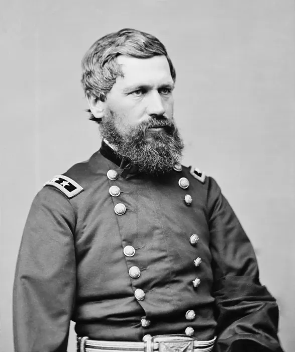: Major General Oliver Otis Howard, fought with : Major General Oliver Otis Howard, fought with