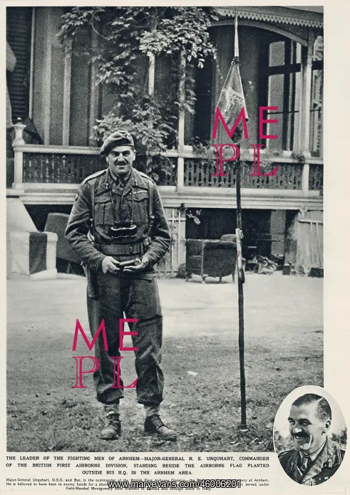 : Major-General R.E. Urquhart in Arnhem; Second World War : Major-General R.E. Urquhart in Arnhem; Second World War