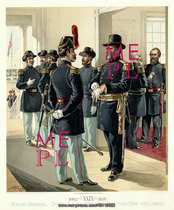 : Major-General, Staff, Line Officers, Enlisted Men, Full Dres : Major-General, Staff, Line Officers, Enlisted Men, Full Dres