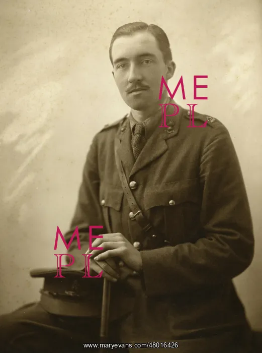 : Major Gerald Messervy MC, British army officer, WW1 : Major Gerald Messervy MC, British army officer, WW1