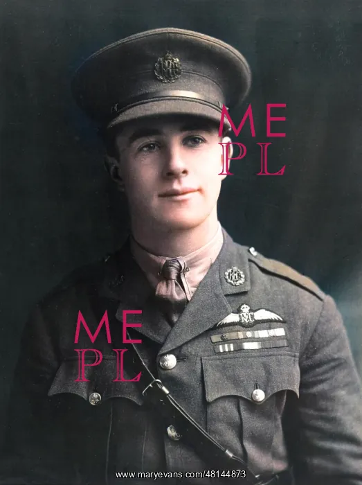 : Major James McCudden, Royal Flying Corps, WW1 : Major James McCudden, Royal Flying Corps, WW1