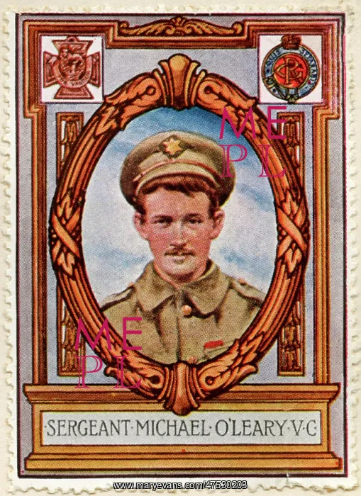 : Major O'Leary VC recipient 3 / Stamp : Major O'Leary VC recipient 3 / Stamp