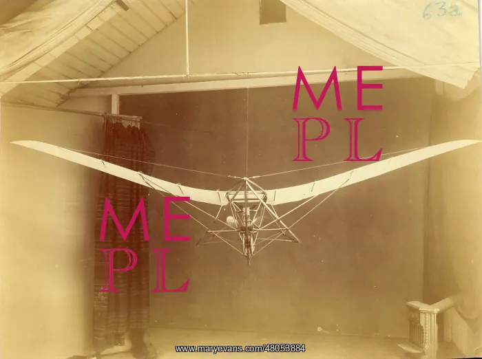 : Major R F Moore's monoplane model : Major R F Moore's monoplane model