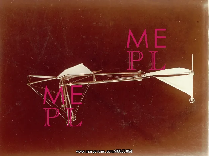 : Major R F Moore's monoplane model : Major R F Moore's monoplane model