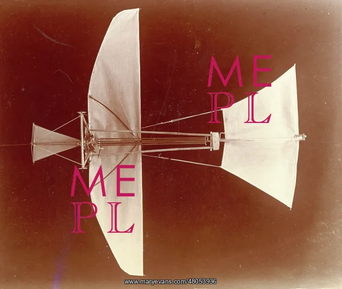 : Major R F Moore's monoplane model : Major R F Moore's monoplane model