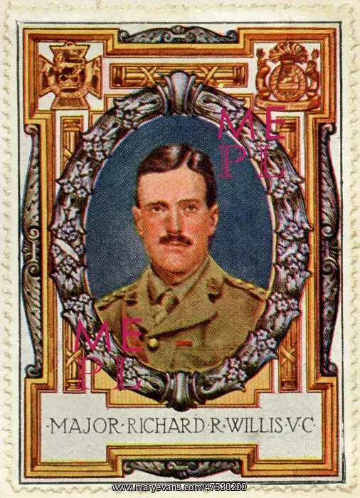 : Major R R Willis VC recipient 2 / Stamp : Major R R Willis VC recipient 2 / Stamp