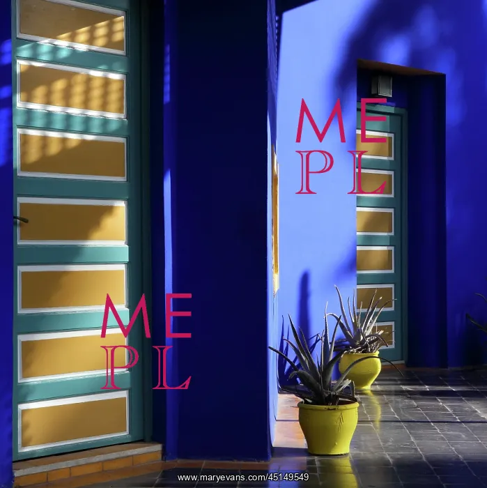 : Majorelle Garden, Marrakech, Morocco : Majorelle Garden, Marrakech, Morocco