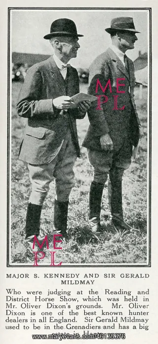 : Maj.s Kennedy and Sir Gerald Mildmay - Reading and District : Maj.s Kennedy and Sir Gerald Mildmay - Reading and District