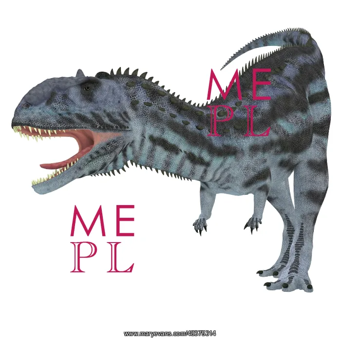 : Majungasaurus dinosaur, white background : Majungasaurus dinosaur, white background