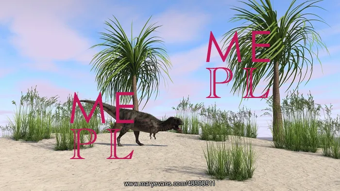 : Majungasaurus in a tropical environment : Majungasaurus in a tropical environment