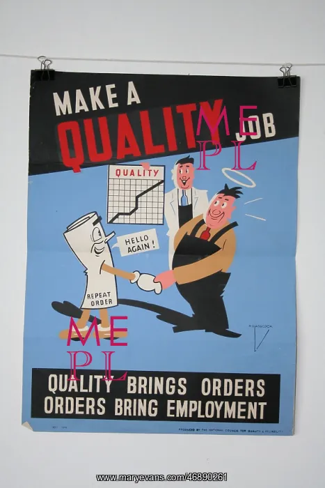 : Make a quality job - poster : Make a quality job - poster