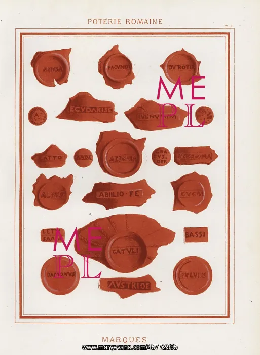 : Makers marks on Roman pottery : Makers marks on Roman pottery