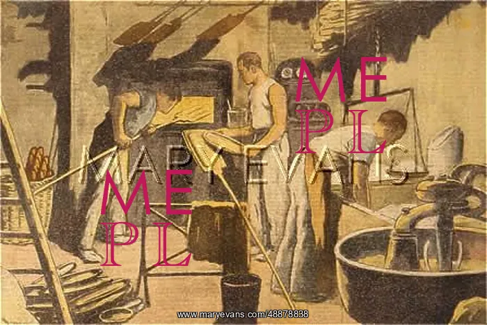 : MAKING BAGUETTES 1938 : MAKING BAGUETTES 1938
