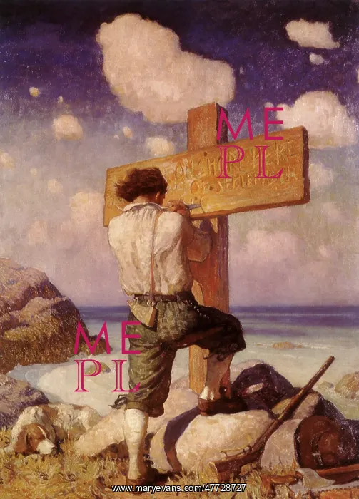 : And making it into a Great Cross, I set it up on the Shore : And making it into a Great Cross, I set it up on the Shore