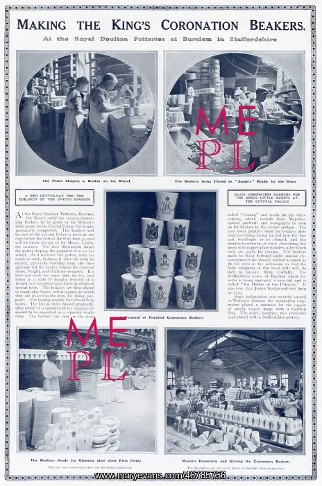: Making the King's Coronation Beakers 1911 : Making the King's Coronation Beakers 1911