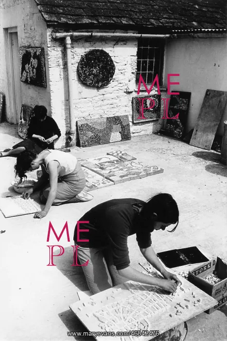 : Making mosaics at Corsham Art School : Making mosaics at Corsham Art School