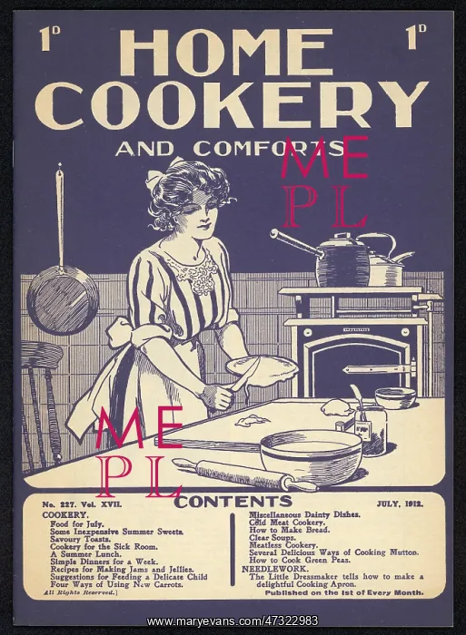 : MAKING A PIE 1912 : MAKING A PIE 1912