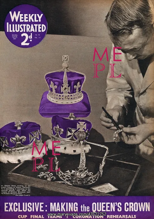 : Making the Queen's crown for the Coronation : Making the Queen's crown for the Coronation