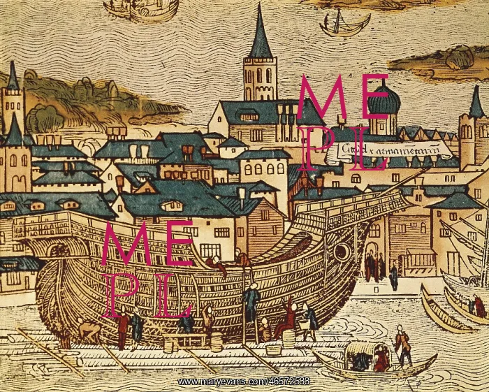 : Making a ship in the naval dockyard of Venice : Making a ship in the naval dockyard of Venice