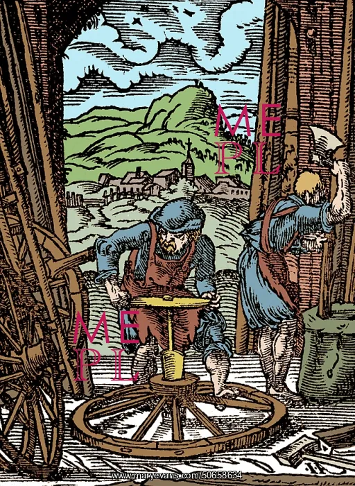 : Making Wagon Wheels, 1568 : Making Wagon Wheels, 1568