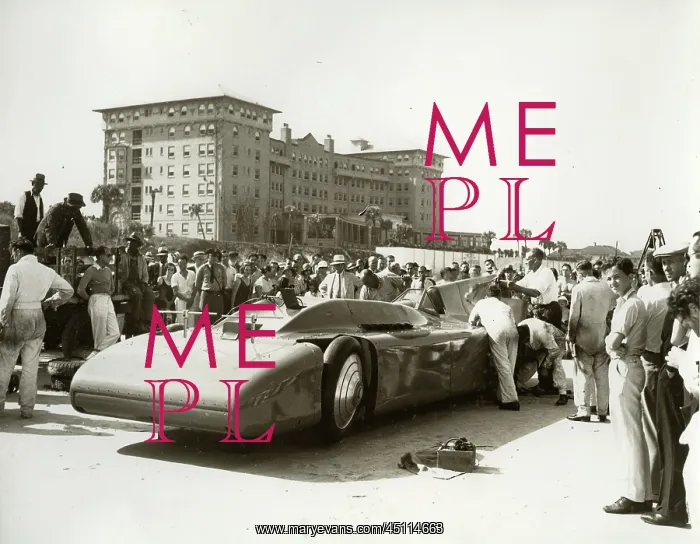  : Malcolm Campbell - Blue Bird - Record Attempt, Daytona Beach
