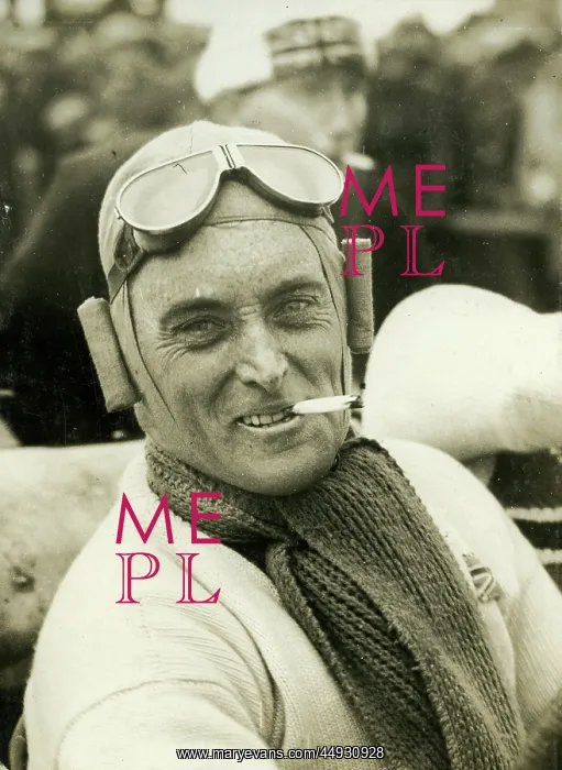 : Malcolm Campbell with cigarette after retiring JCC : Malcolm Campbell with cigarette after retiring JCC