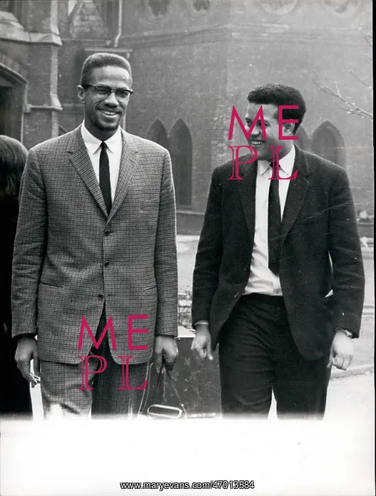 : Malcolm X and Eric Abrahams, Oxford Union : Malcolm X and Eric Abrahams, Oxford Union
