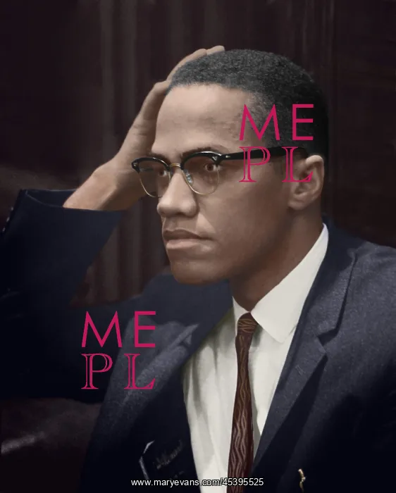 : Malcolm X, photographed before his one and only : Malcolm X, photographed before his one and only