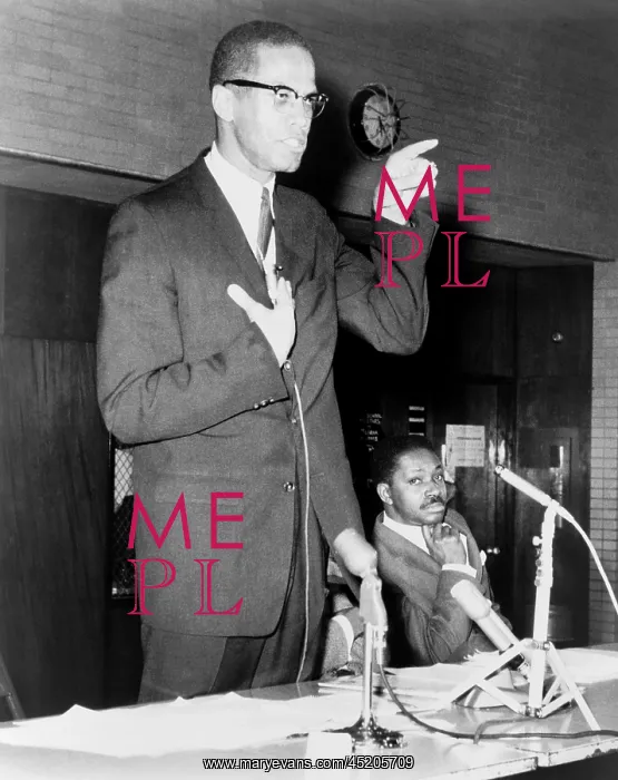 : Malcolm X speaks in support of the Harlem ? : Malcolm X speaks in support of the Harlem ?