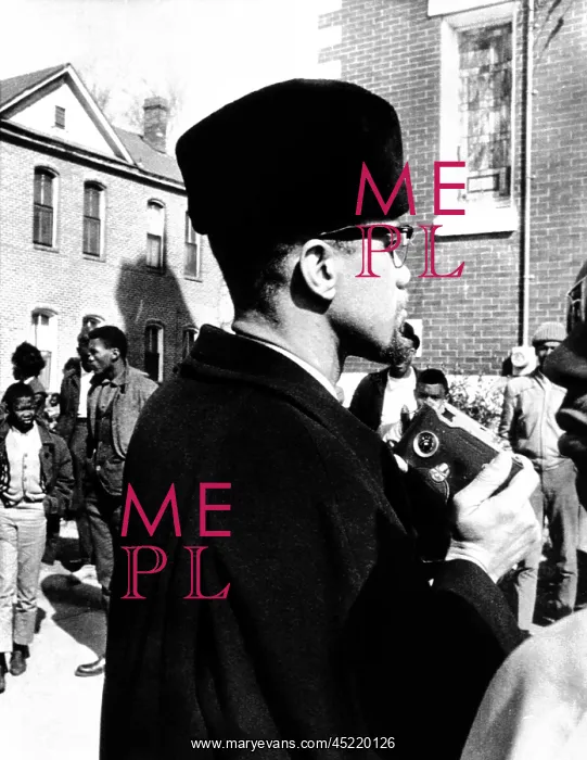 : Malcolm X visits the voting rights protest ? : Malcolm X visits the voting rights protest ?