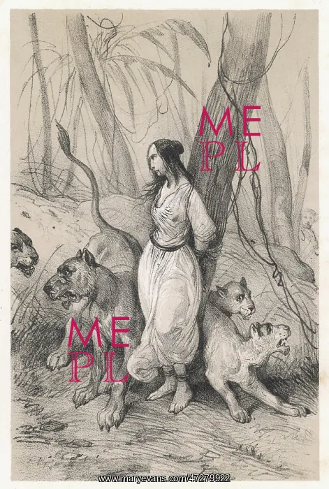 : Maldonata and the Lion : Maldonata and the Lion