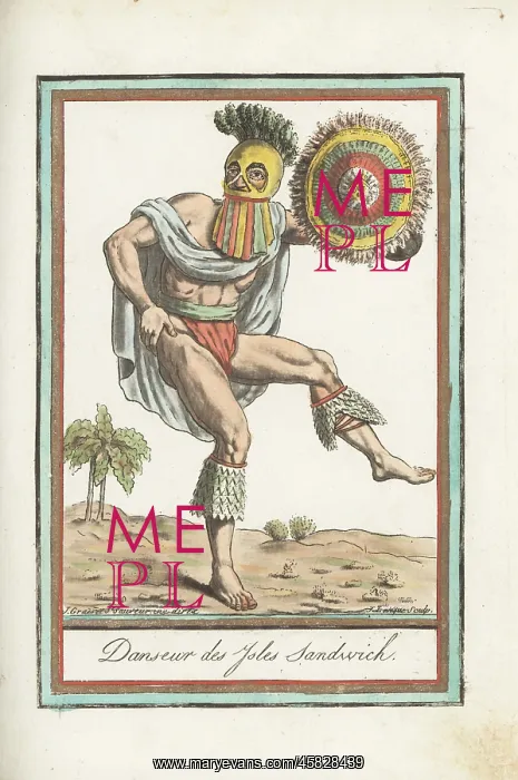 : Male dancer of the Sandwich Isles, now Hawaii : Male dancer of the Sandwich Isles, now Hawaii