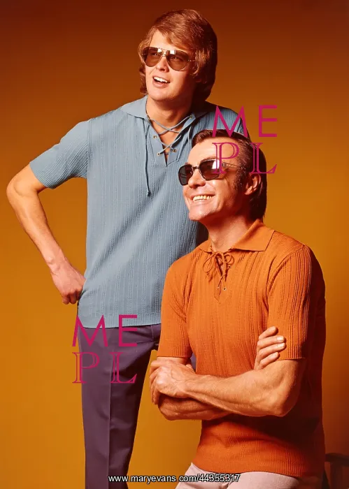 : Two male models in casual tops : Two male models in casual tops