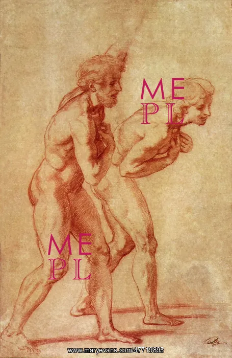 : Two Male Studies, by Raphael : Two Male Studies, by Raphael