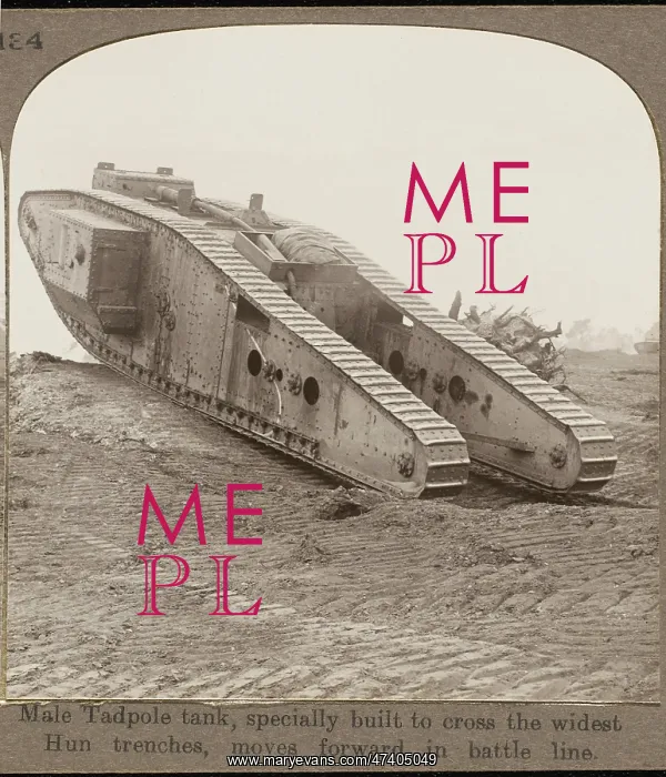 : MALE TADPOLE TANK, WWI : MALE TADPOLE TANK, WWI