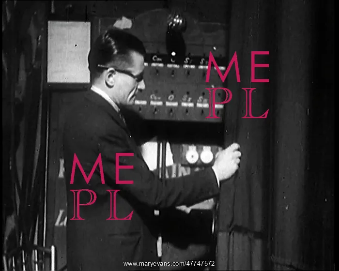 : A Male Technician Backstage at the Theatre : A Male Technician Backstage at the Theatre