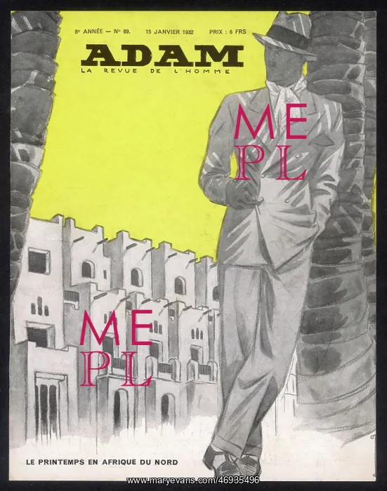 : MALE TYPE ADAM 1932 : MALE TYPE ADAM 1932