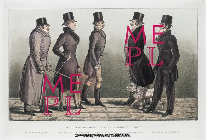 : Male Type - Dandies - Bucks : Male Type - Dandies - Bucks