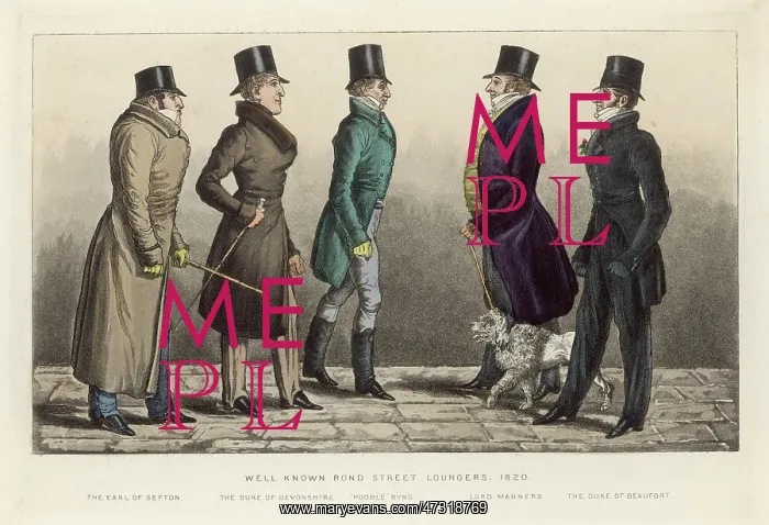 : Male Type - Dandies - Bucks : Male Type - Dandies - Bucks