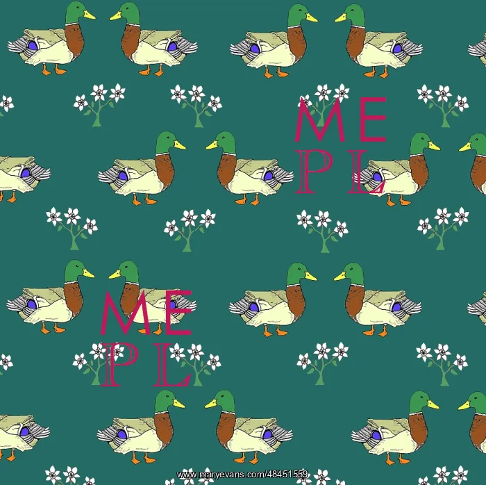  : Mallard repeating pattern
