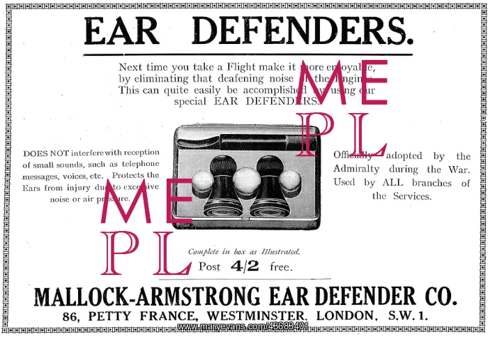 : Mallock Armstrong Ear Defenders : Mallock Armstrong Ear Defenders