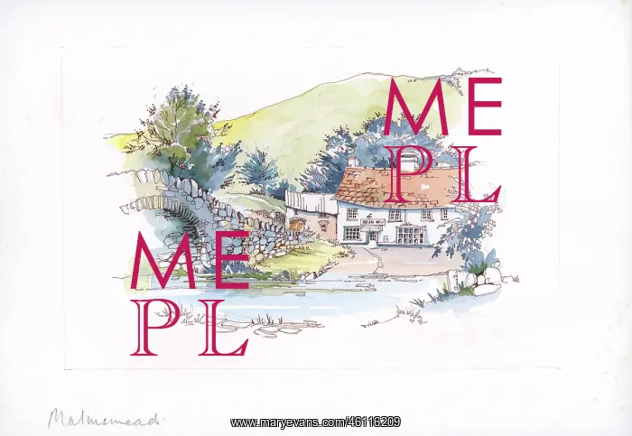 : Malmsmead Farm and Bridge : Malmsmead Farm and Bridge