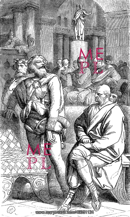 : Malorix and Verritusat the Roman Senate : Malorix and Verritusat the Roman Senate