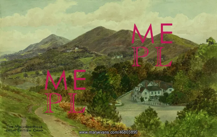 : Malvern Hills, Worcestershire, viewed from British Camp : Malvern Hills, Worcestershire, viewed from British Camp