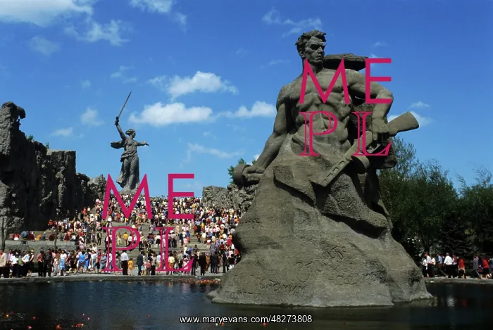 : Mamayev Hill in Volgograd, 1984 : Mamayev Hill in Volgograd, 1984
