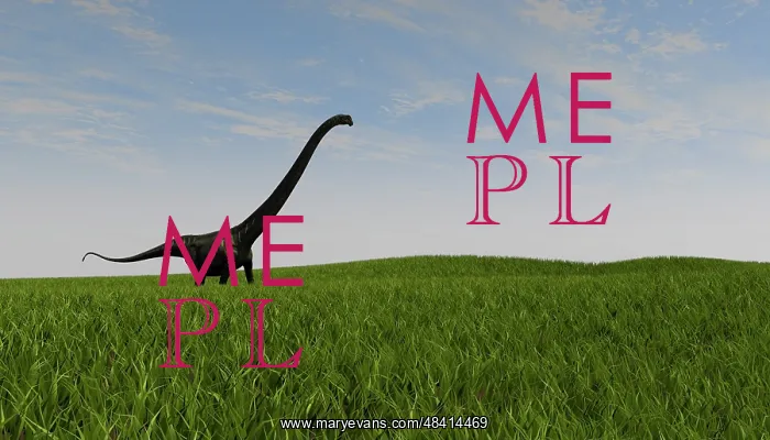 : Mamenchisaurus walking across a grassy field : Mamenchisaurus walking across a grassy field