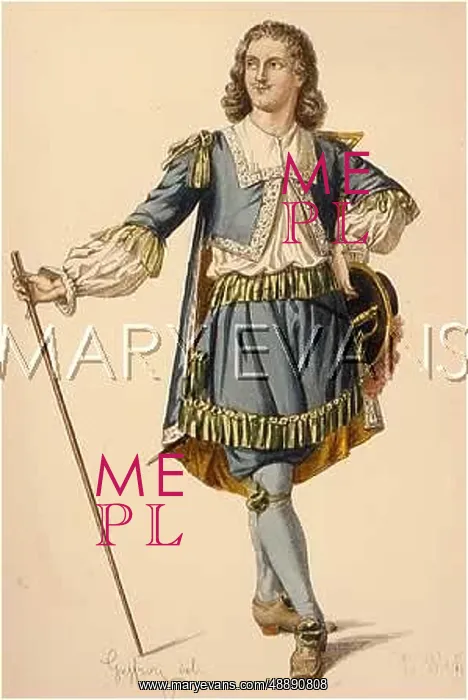  : MAN, 1642. Dorante, a character in Corneille's comedy Le Menteur
