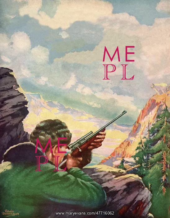  : Man Aiming at Goat