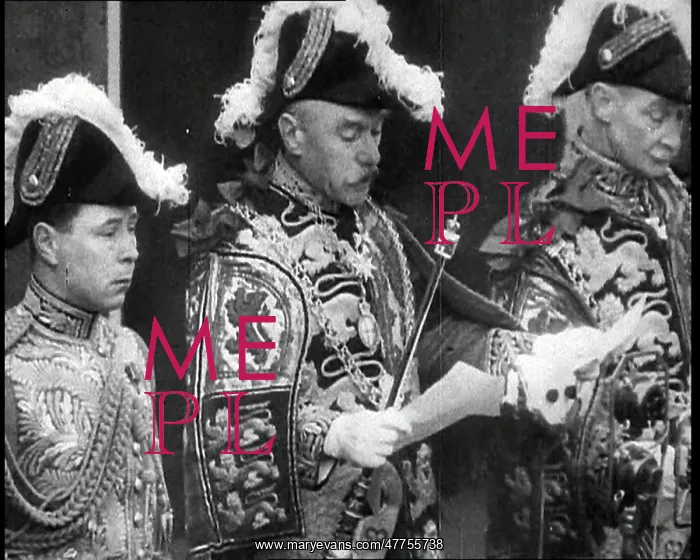 : Man Announcing the Death of George V, His Majesty : Man Announcing the Death of George V, His Majesty